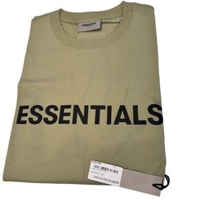 Fear of God , Essentials Logo T-Shirt / Tee, SS in Sage BNWT Size Large